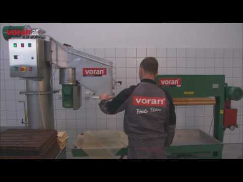 VORAN Pakkepresse 100P2 satt opp sammen med WALC epleriver