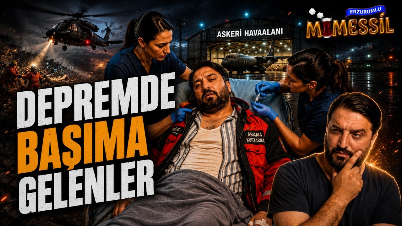 ERZURUMLU MÜMESSİLİN DEPREM HİKAYESİ