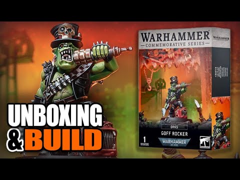 Let's Build Orks Christmas Goff Rocker Miniature Unboxing Warhammer 40k