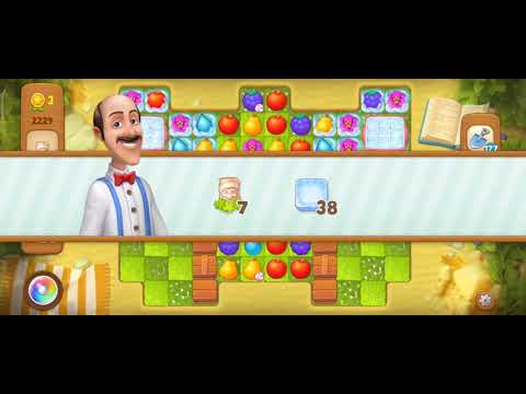 Gardenscapes Level 2229 Walkthrough "No Boosters Used"