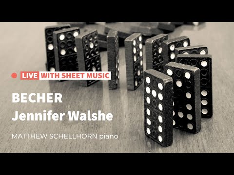 Matthew Schellhorn live | "becher" by Jennifer Walshe [with sheet music]