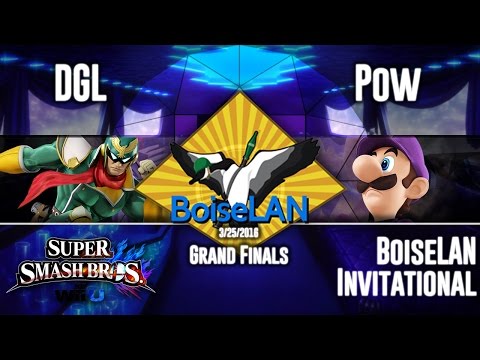 BoiseLAN Invitational: DGL (Captain Falcon) Vs. Pow (Luigi) - SSB4 Singles Grand Finals