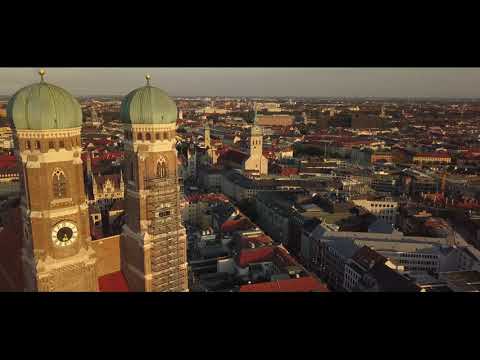 The very Best of MÜNCHEN   MUNICH from above in 4K UHD    AERIAL VIEW BAVARIA