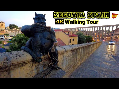 SEGÓVIA ESPANHA! {4k} Passeio a pé (Cidade Patrimônio Mundial)19/09/2022!!