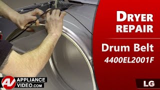 LG Dryer Drum Belt Issues - Factory Technician Diagnostics & Troubleshooting