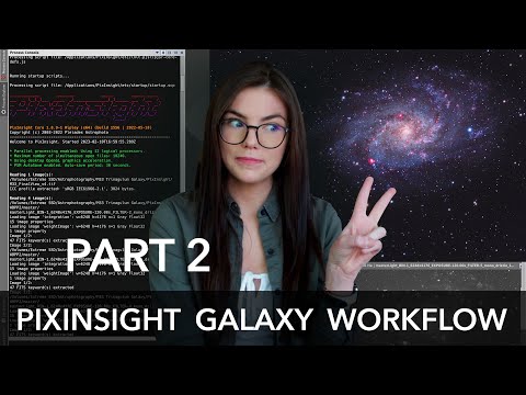 Astrophotography PixInsight Galaxy Data Workflow | Triangulum Galaxy | Pt 2