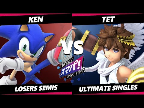 Sumapa 90 Losers Semis - KEN (Sonic) Vs. Tet (Pit) Smash Ultimate - SSBU
