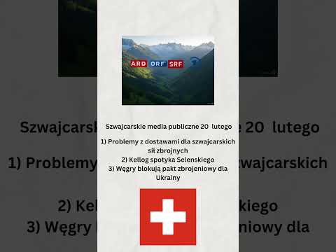 Szwajcarskie media publiczne 20 lutego