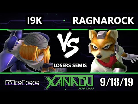 S@X 320 SSBM - I9K (Sheik) Vs. ragnarock (Fox) Smash Melee Losers Semis
