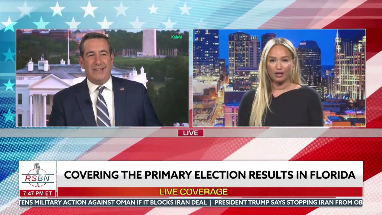 Toria Brooks Joins Live Florida Primary Election Coverage as Results Roll In - 08/18/26