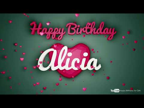 Alicia #birthday #special #video #Alicia #wishes