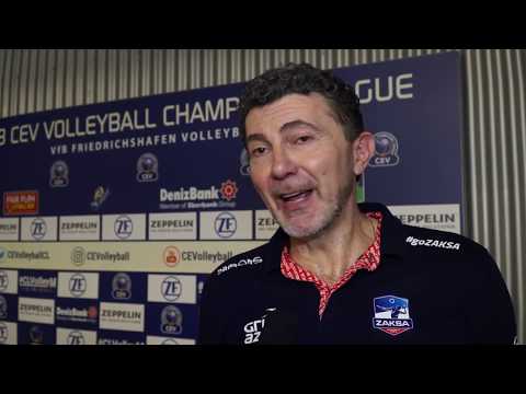 Post Match reactions from Andrea GARDINI (ZAKSA) and Vital HEYNEN (Vfb)