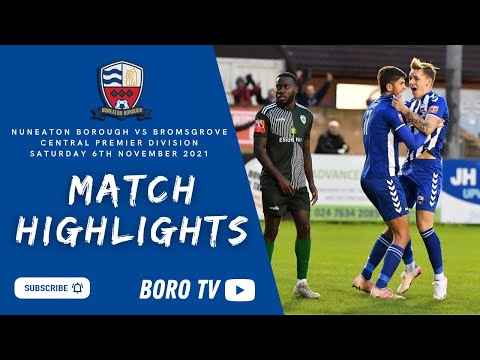 Highlights | Nuneaton Borough v Bromsgrove Sporting FC 6.11.21 at Liberty Way