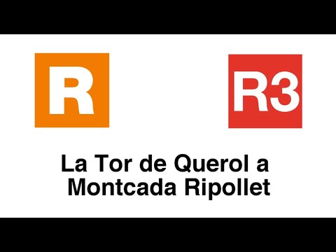 Rodalies estación a estación: R3 La Tor de Querol a Montcada - Ripollet