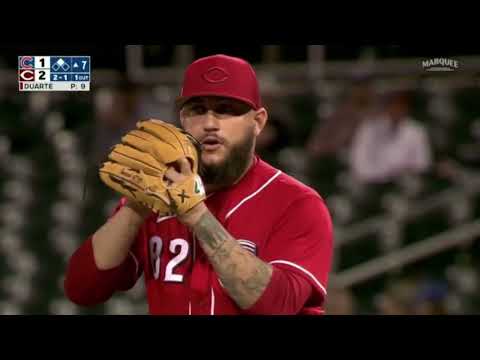 DANIEL DUARTE, REDS VS CUBS 28 MARZO 2022