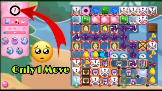 Winning the hardest level in just 1 move | Candy crush saga random style level 2