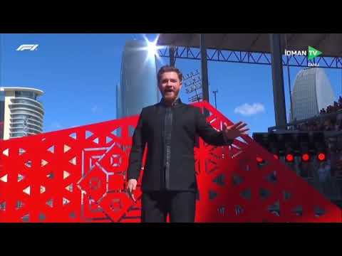 Nadir Rustamli - National Anthem of Azerbaijan (Formula 1 Azerbaijan Grand Prix 2024)