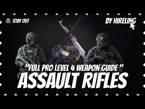 All Assault Rifles PRO  Guide Level 4 [Stay Out] [Stalker Online] #stayout