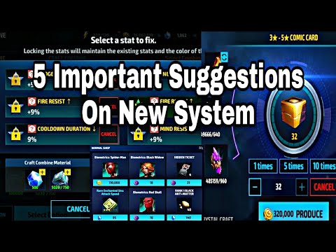 5 important Tips For New Players And F2p | Advice on Guided Quest - Marvel Future Fight