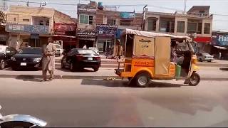 preview picture of video 'Passing From Ghakhar Mandi Main GT Road | Traveling towards Gujranwala City Pakistan'