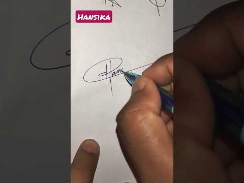 Hansika Name Signature Style ✍️ | Signature Of Alphabet H | 