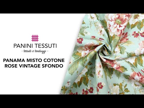 The Meter - Tessuto Di Cotone 100% Vintage, Stampa Floreale Turchese - Larghezza 112 Cm, 140 G/m² - Per Cucire Abiti, Gonne E Trapuntature