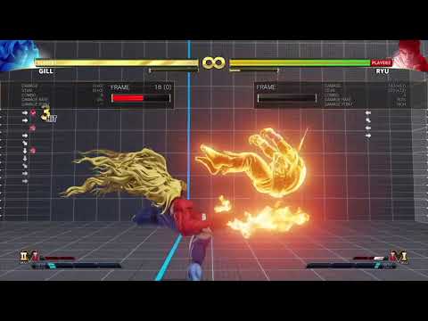 SFV Gill #7 anti-air combo 271dmg/374stn