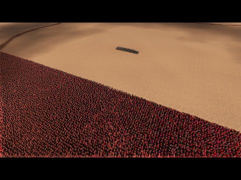 100 MODERN SOLDIERS vs 20.000 SPARTANS | Ultimate Epic Battle Simulator