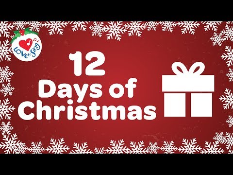 12 Days of Christmas with Lyrics | Christmas Songs and Carols