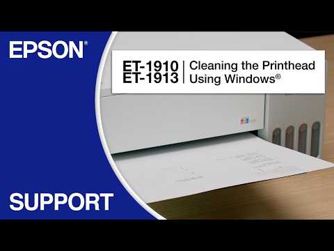 Cleaning the Printhead Using Windows
