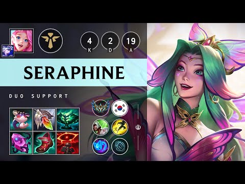 Seraphine Support vs Rell: Rampage - KR Challenger Patch 14.18