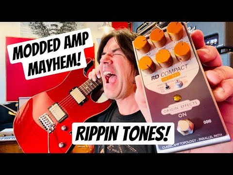 MODDED AMP TONE MANIA... IN A PEDAL! Origin RD COMPACT HOT ROD
