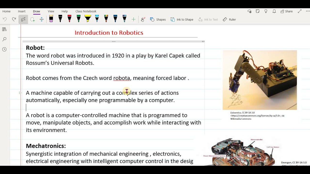 Robotics and Automation (Lecture 1)