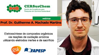 Eletrossíntese de compostos orgânicos via reações de oxidação anódica | Dr. Guilherme A. M. Martins