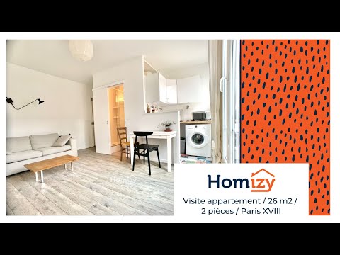 VISITE APPARTEMENT 🏠 2 PIÈCES - 26m2 - PARIS XVIII