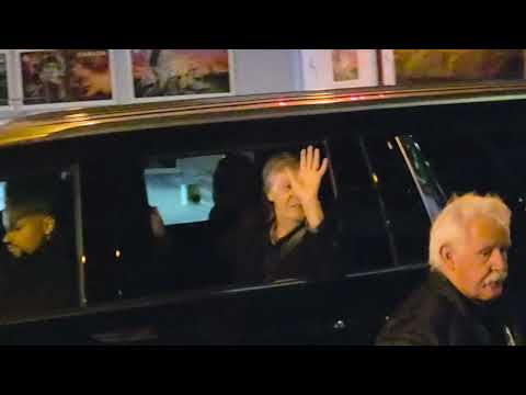 Video Paul McCartney arriving at Centre Bell in Montreal 2025 2nd night