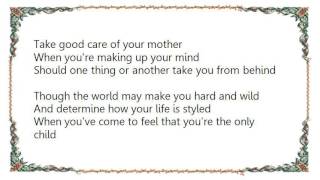Jackson Browne - The Only Child Lyrics