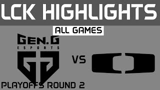 GEN vs DK Highlights ALL GAMES R2 LCK Spring Playoffs 2024 GenG vs Dplus KIA by Onivia