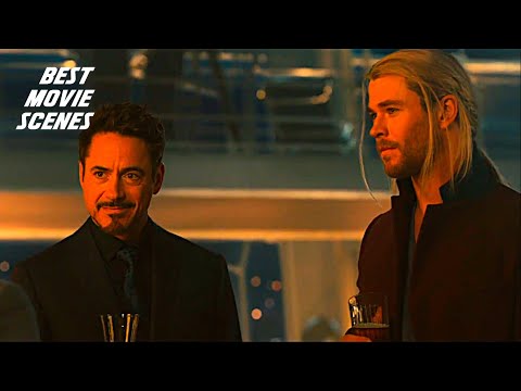 Superhero Party Scene - Avengers: Age of Ultron (2015)