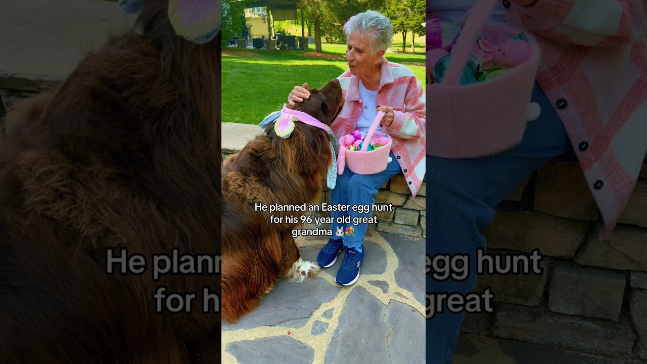 He made sure she found every egg❤️