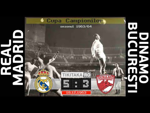 Real Madrid – Dinamo 5-3 (Cupa Campionilor, 18 decembrie 1963 – turul 1)