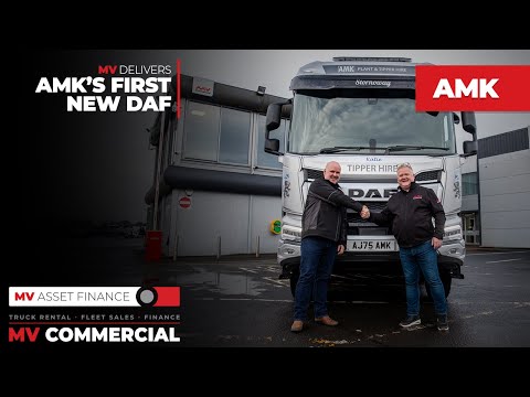 Another DAF XD Tipper Heading Out the Gates | AMK Handover with MV Commercial