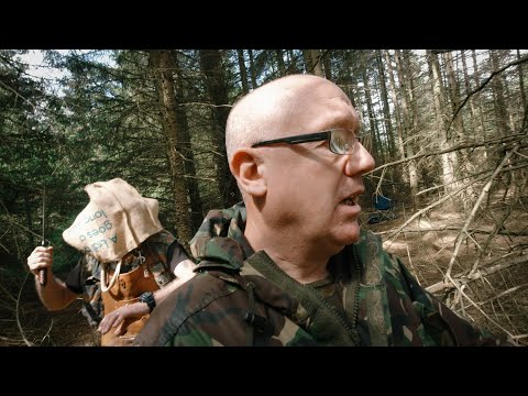 Wild camping in a midge infested forest