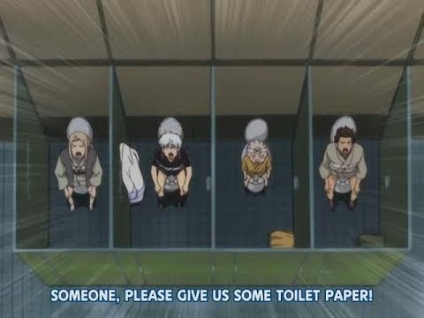 Funny Toilet Paper Scene | Gintama Funny Moments