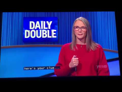 Jeopardy, Amy Schneider DAY 14 - 1st Daily Double (12/20/21)