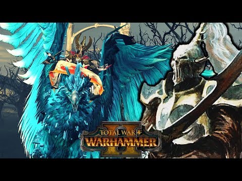 Tullaris Dreadbringer vs. Caradryan at the Steps of Isha - Total War Warhammer 2 Gameplay