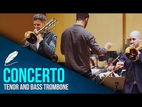 Concerto for two trombones and Windband by Ricardo Molá. Martin Schippers and Vicente Climent
