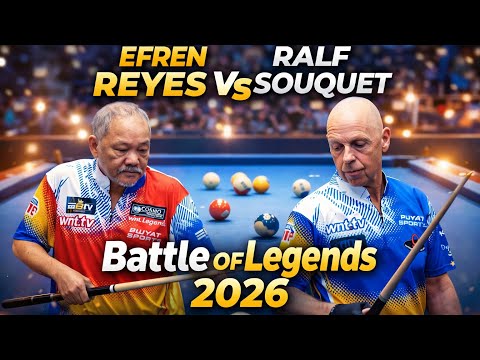 efren reyes vs ralf souquet 9 ball battle of legends 2026 