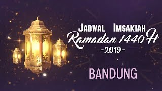 Jadwal Imsakiah Bandung Bulan Ramadan 1440 H, Sabtu 11 Mei 2019
