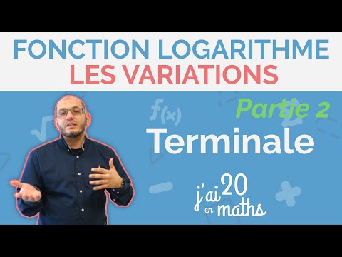 Terminale - Fonction Logarithme - Étudier les variations - Partie 2 | J'ai 20 en maths